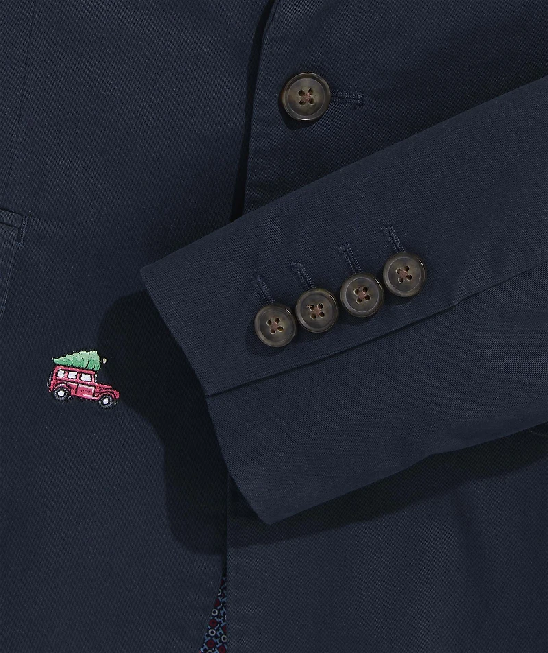 Boys' Holly Jolly Embroidered Blazer