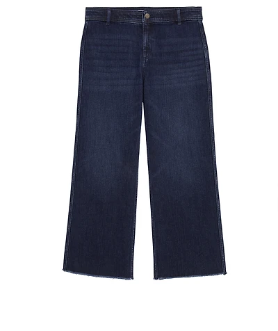 OUTLET Wide Leg Denim Pants