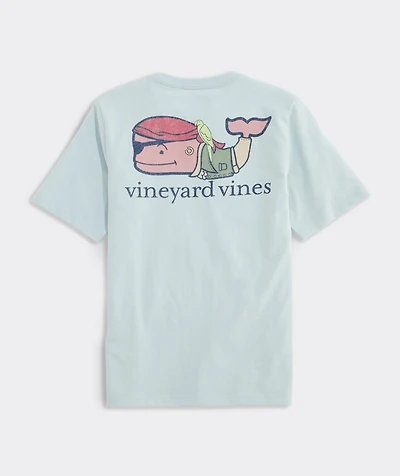 Boys' Pirate Whale Short-Sleeve Pocket Tee