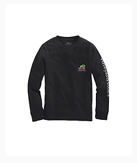 OUTLET Kids' Christmas Good Vibes Long-Sleeve Pocket Tee