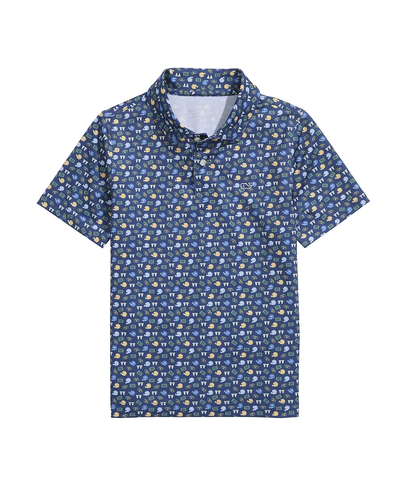 OUTLET Boys' Football Toss Performance Polo