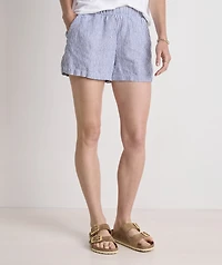 Linen Pull-On Shorts