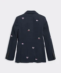 Boys' Holly Jolly Embroidered Blazer