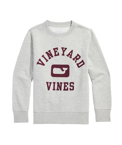 OUTLET Boys' Varsity Whale Terry Crewneck