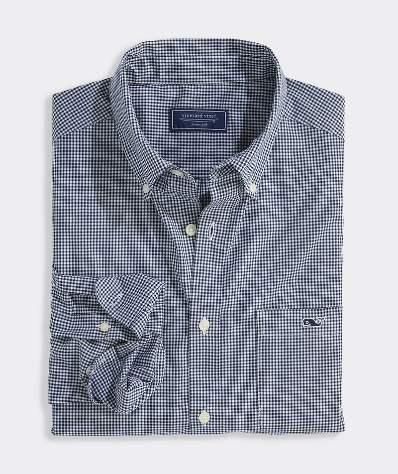 Anegada Gingham Perfect Wash Poplin Shirt