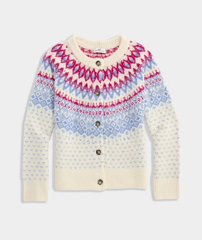 Girls Fair Isle Cardigan