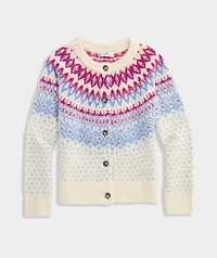 Girls Fair Isle Cardigan