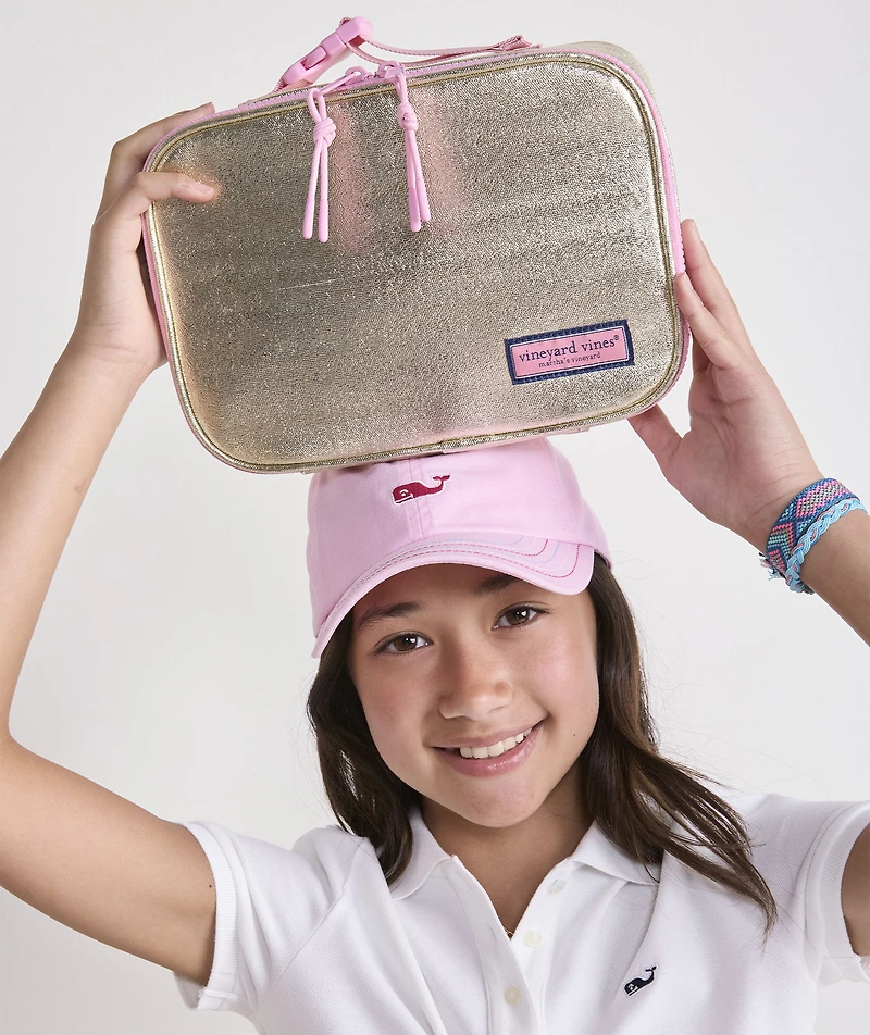 Girls' Metallic Lunch Bag