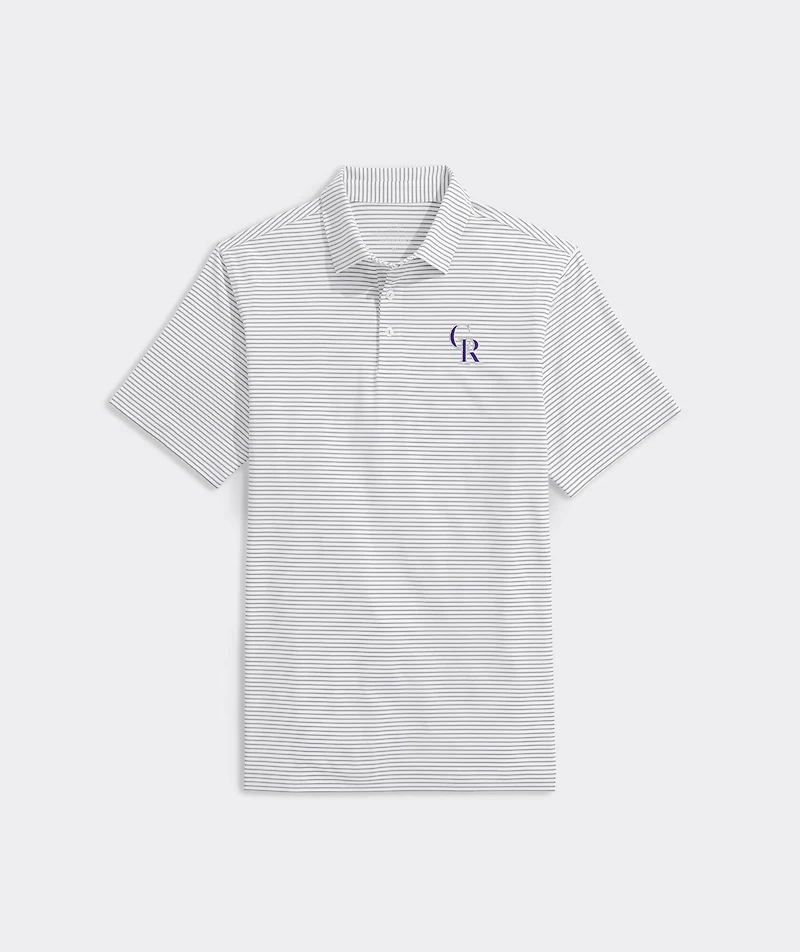 Colorado Rockies Bradley Stripe Sankaty Polo