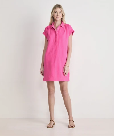 Margo Double Gauze Shirtdress