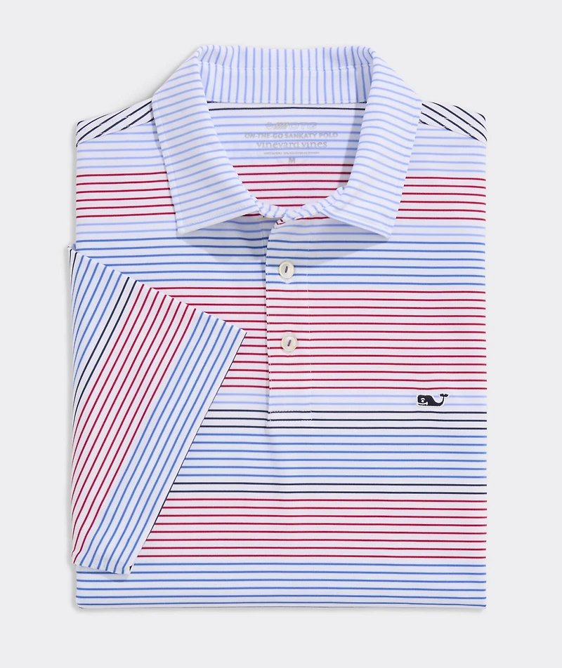 Harborview Engineer Stripe Sankaty Performance Polo