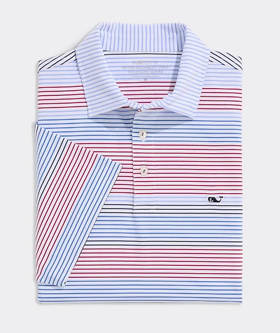 Harborview Engineer Stripe Sankaty Performance Polo