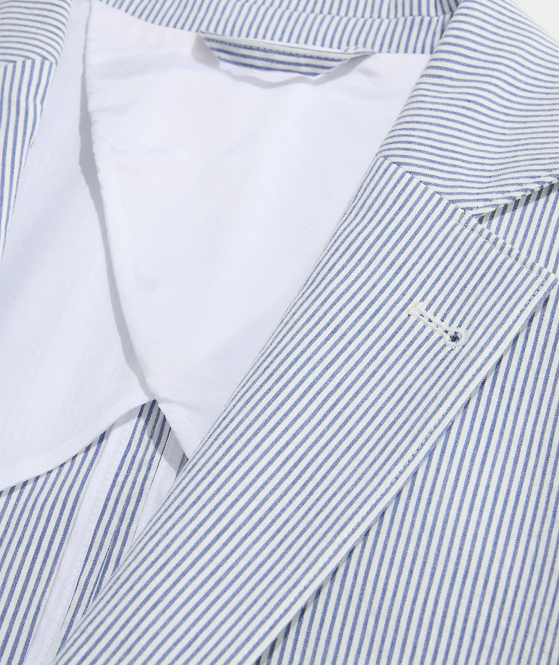 Seersucker Blazer