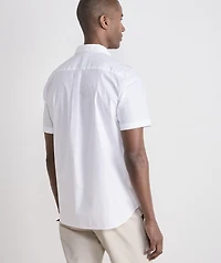 Breakwater Solid Performance Cotton Short-Sleeve Shirt