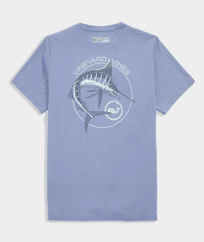 Marlin Circle Short-Sleeve Harbor Performance Tee