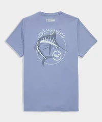 Marlin Circle Short-Sleeve Harbor Performance Tee