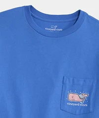 Hanukkah Whale Long-Sleeve Pocket Tee
