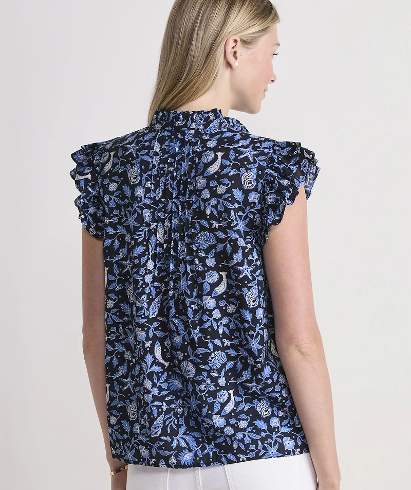 Adare Pintuck Top