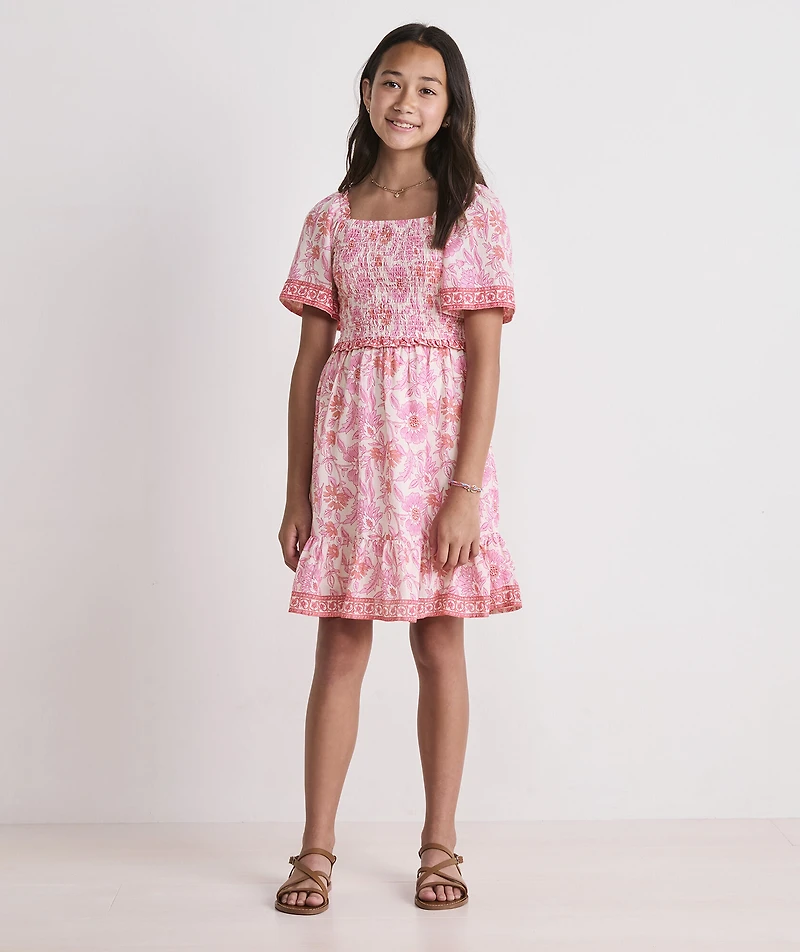 Girls' Lena Smocked Dress