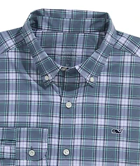 OUTLET Performance Nylon Plaid Shirt