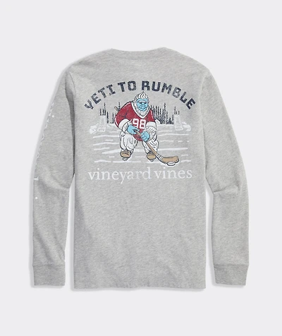 Boys' Yeti To Rumble Long-Sleeve Pocket Tee
