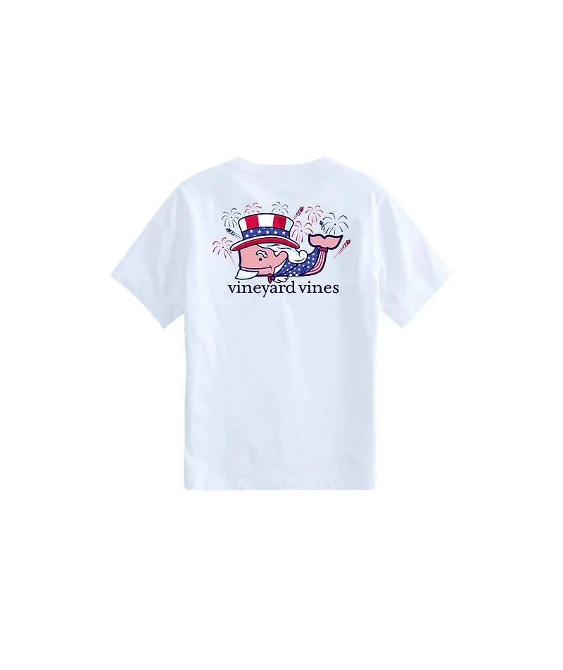 OUTLET Kids' Uncle Sam Whale Short-Sleeve Pocket Tee