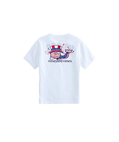 OUTLET Kids' Uncle Sam Whale Short-Sleeve Pocket Tee