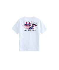 OUTLET Kids' Uncle Sam Whale Short-Sleeve Pocket Tee