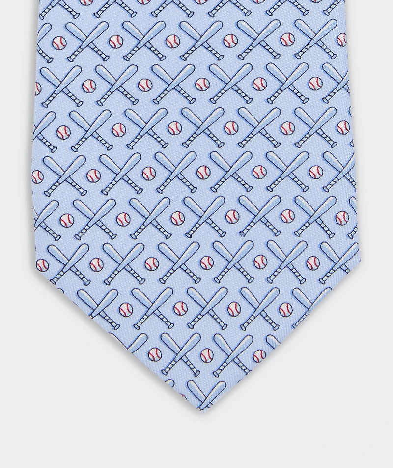Boys' Baseball Bats Silk Tie