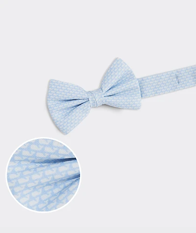 Boys' Micro Whales Silk Bow Tie