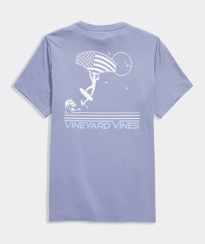 USA Foiling Short-Sleeve Harbor Performance Tee