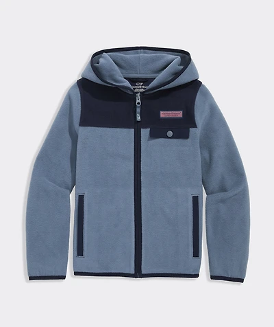 Boys' Harbor Fleece Full-Zip Hoodie Jacket