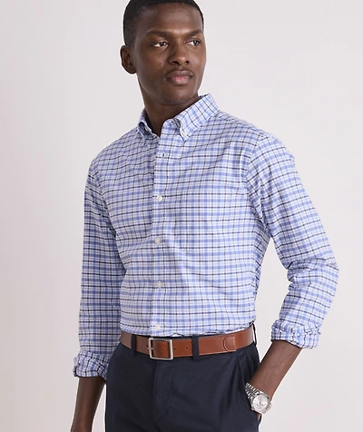 Bellamy Plaid Performance Cotton Shirt