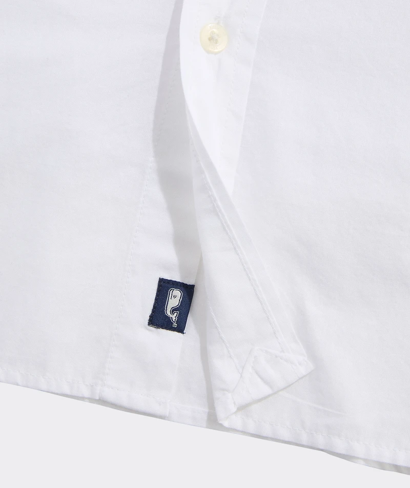 Ash Stripe Cotton Madras Short-Sleeve Shirt