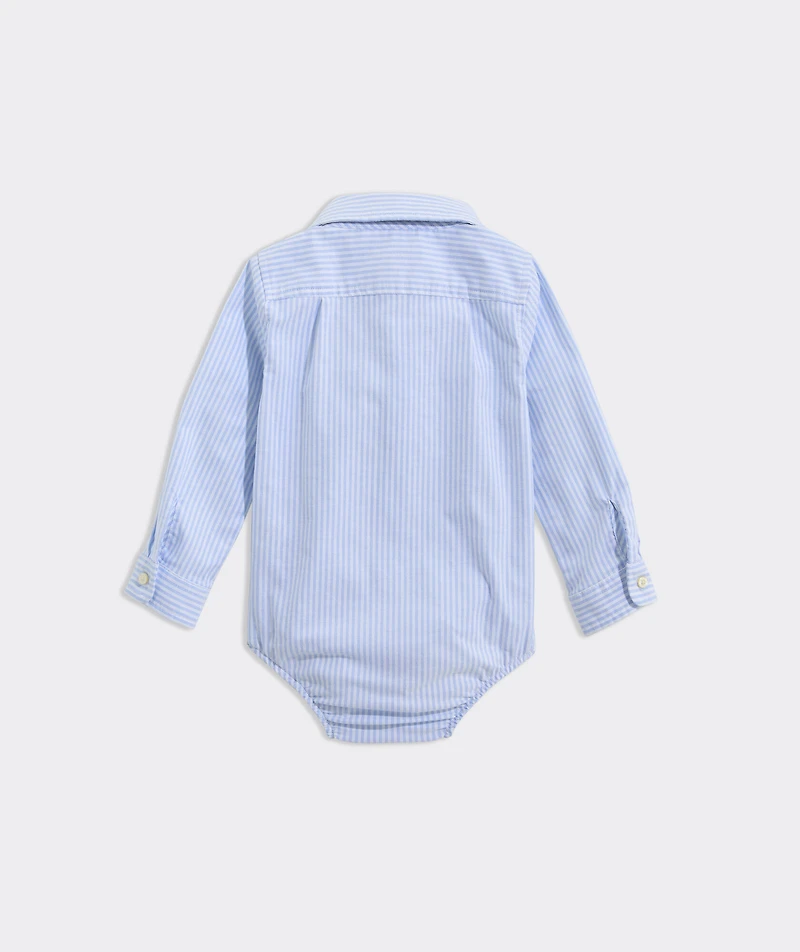 Baby Boy Oxford Bodysuit