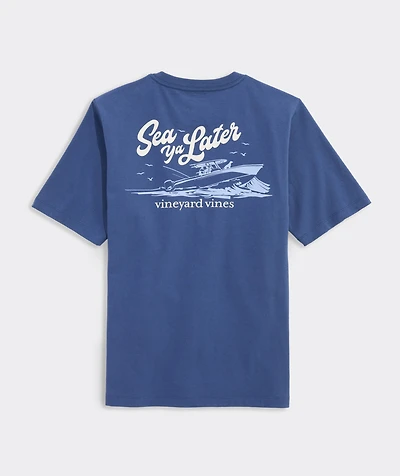 Boys' Sea Ya Later Short-Sleeve Pocket Tee