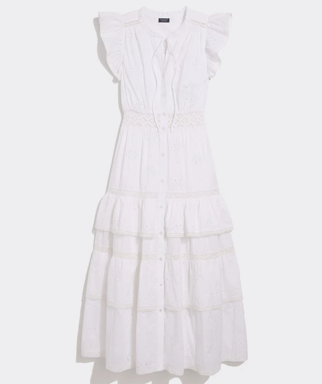 Vineyard Vines Christine Eyelet Shell Dress | The Summit Vineyard Vines Christine Eyelet Shell Dress | The Summit