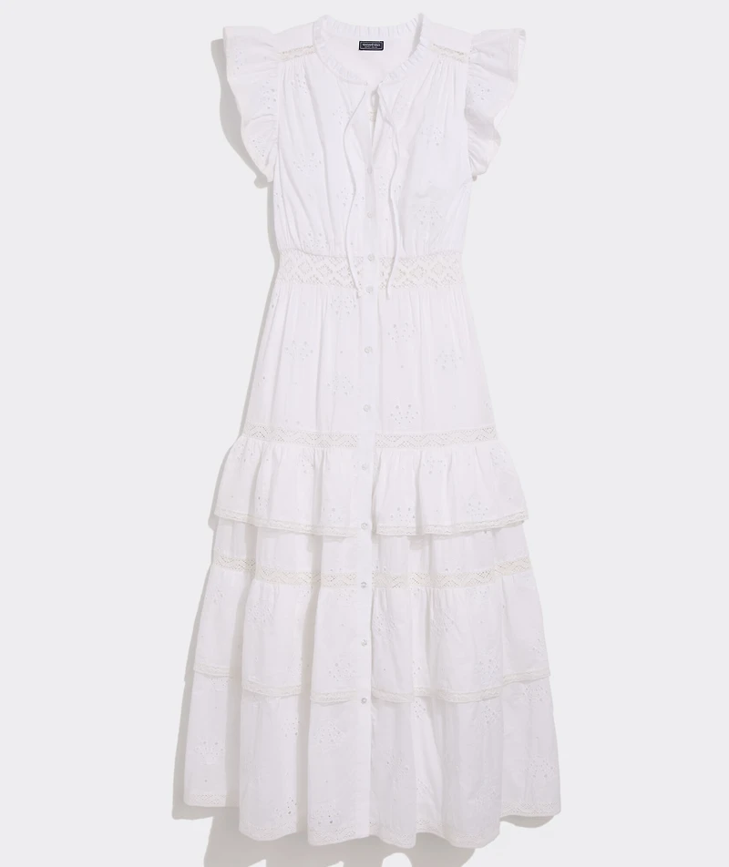 Christine Eyelet Shell Dress
