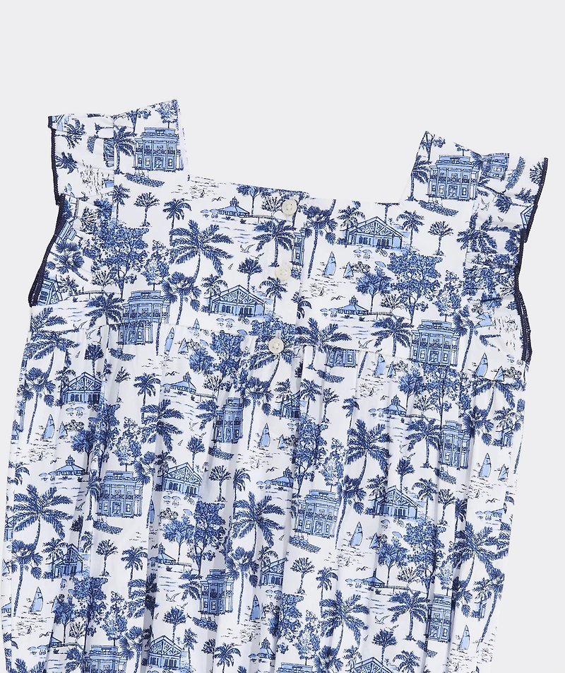 Baby Poplin Ruffle Bubble