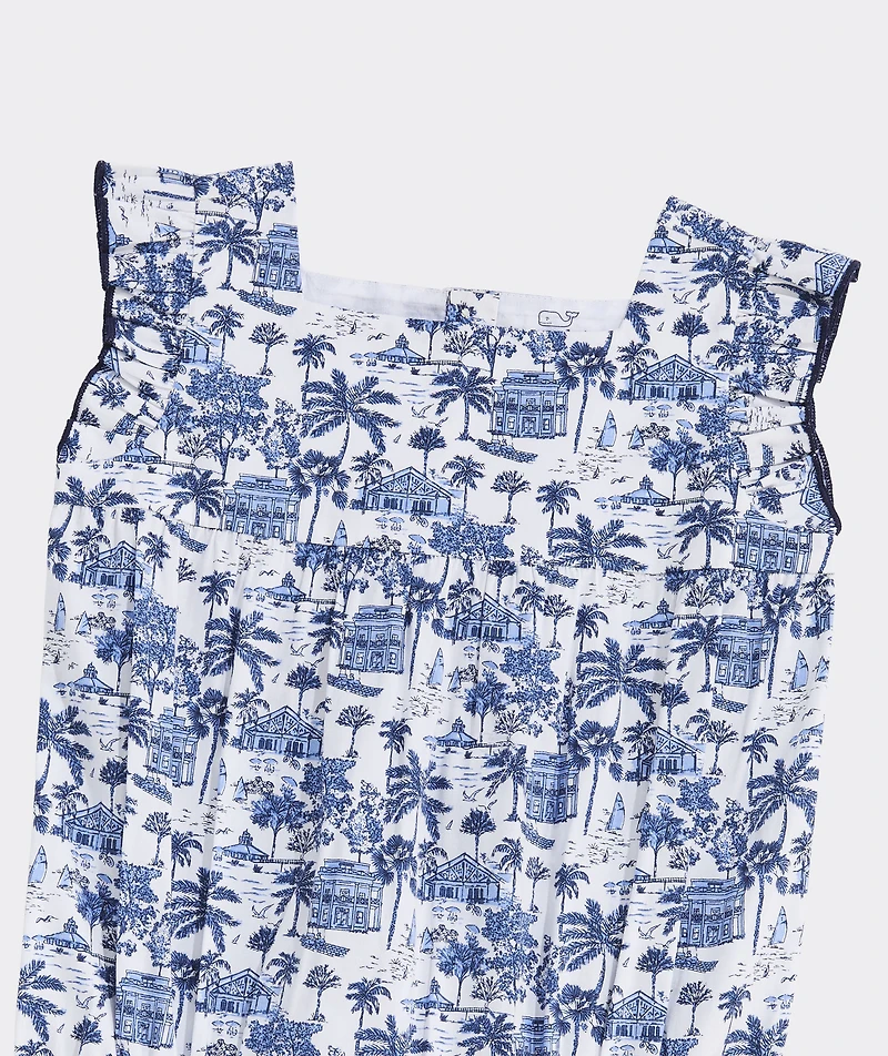 Baby Poplin Ruffle Bubble