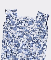 Baby Poplin Ruffle Bubble