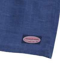 OUTLET 5 Inch Linen Texture Chappy Swim Trunks