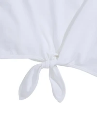 OUTLET Girls' Flip Sequin Tie-Front Top