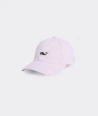 Girls Harbor Seersucker Baseball Hat