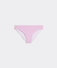 Seacrest Seersucker Low-Rise Bikini Bottom