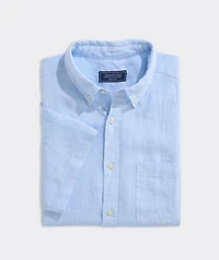 Surfside Solid Linen Short-Sleeve Shirt