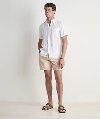 Surfside Solid Linen Short-Sleeve Shirt