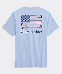 Americana Golf Flag Short-Sleeve Pocket Tee