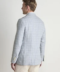 Helmsman Plaid Linen Blazer