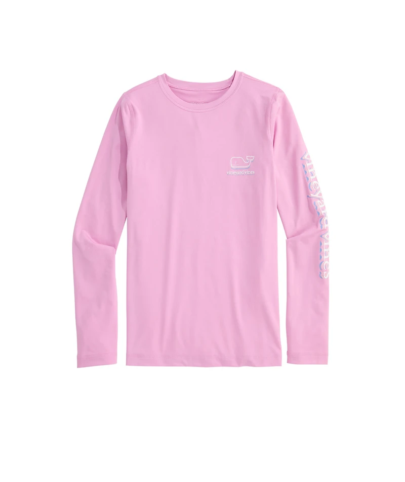 OUTLET Women's Stacked VV Long-Sleeve Swimshirt
